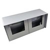 AFB20/2 Above Ground Floor Box Natural Anodiisedl  (Back To Back Blank)