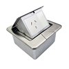 POP UP OUTLET BOX STAINLESS STEEL FLUSH 1 X Auto-Swiched Outlet