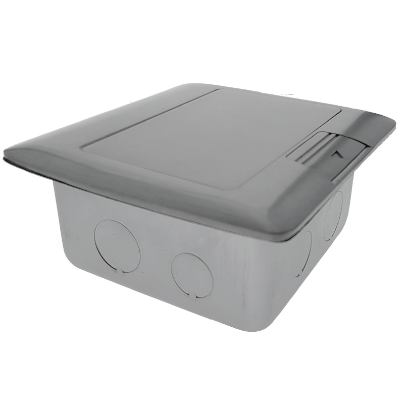 POP UP ALUMINIUM FLUSH 2 x 10Amp AUTO SWITCHED GPO OUTLET