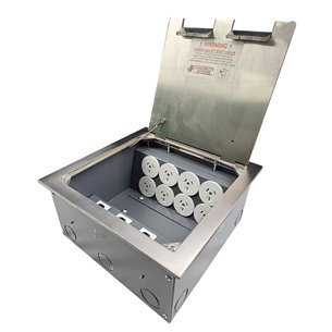 FOBSSF8P8D-SE - FFOB-250/8P8D 8 x AUTO SWITCHED GPO + 8 GANG DATA