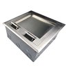 FFOB-250/8P8D STAINLESS STEEL RECESSED LID 8 POWER 8 DATA