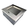 FFOB-250/8P8D STAINLESS STEEL RECESSED LID 8 POWER 8 DATA