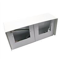 AFB20/2 Above Ground Floor Box Pearl White (Back To Back Blank)