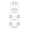 FFOB-290S/70 2 X 10amp Auto Switched Outlets and 3 x Single Data