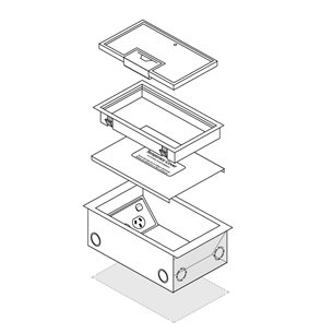 FOBPL2STDO - FFOB-520 1x DGPO OUTLET 6 X SINGLE DATA