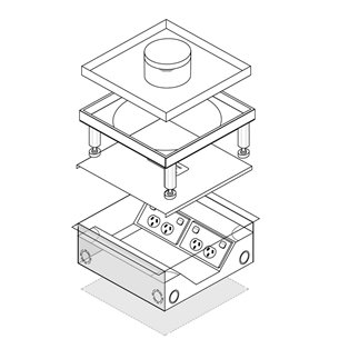 FOBSS22RTU/4STDO - FFOB-550TU 4 X Standard Outlets