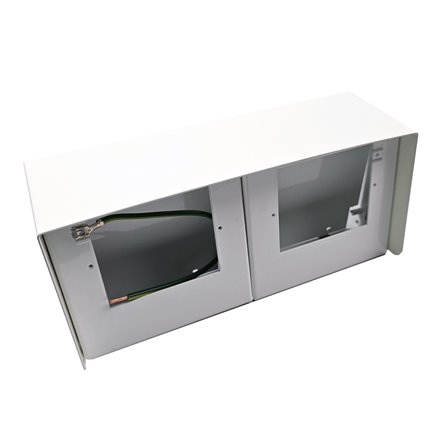 AFB20/2 Above Ground Floor Box Pearl White (Back to Back Blank)