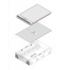 FOBSS19F8P8DS80 - FFOB-430S/80-SS Floor Box 8 X Auto Switched Outlets 8 x Data