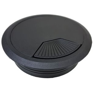 DESK GROMMET 80mm - BLACK