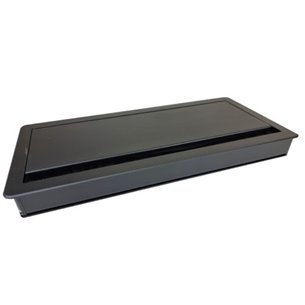 DESK CABLE ENTRY 140 x 300 BLACK