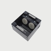 FOBBRF2PS67 -  FFOB-142 Floor Box 2 x 10Amp Round Auto switched GPOs