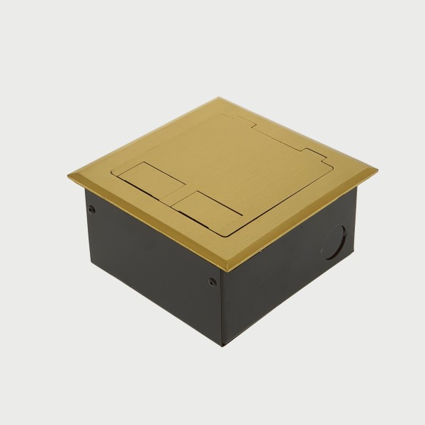 FOBBRF2PS67 -  FFOB-142 Floor Box 2 x 10Amp Round Auto switched GPOs