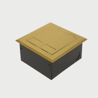FOBBRF2PS67 -  FFOB-142 Floor Box 2 x 10Amp Round Auto switched GPOs