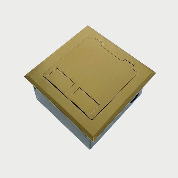FOBBRF2PS67 -  FFOB-142 Floor Box 2 x 10Amp Round Auto switched GPOs
