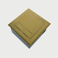 FOBBRF2PS67 -  FFOB-142 Floor Box 2 x 10Amp Round Auto switched GPOs