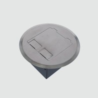 FOBCSSF2PS67 - FFOB-143R Floor Box 2 x 10Amp Round Auto switched GPOs