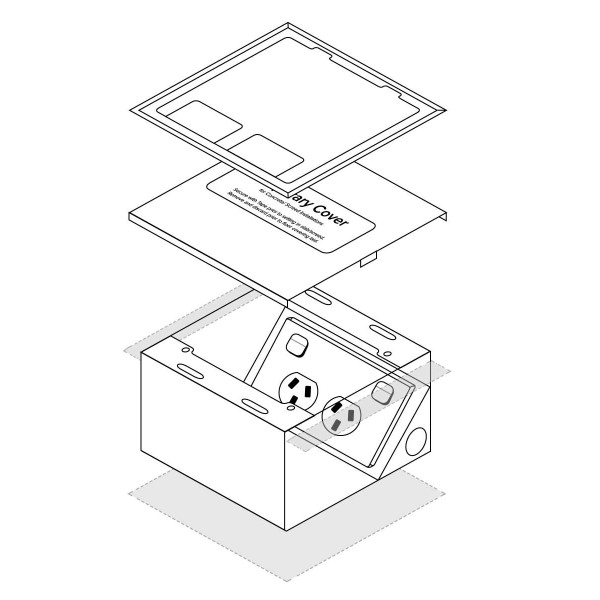 FFOB-144 Floor Box 1 Standard DGPO