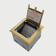 FOBBRF1STDO3D - FFOB-147 Floor Box 1 x Standard  DGPOs + 3 Data Provisions