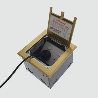FOBBRF1STDO3D - FFOB-147 Floor Box 1 x Standard  DGPOs + 3 Data Provisions