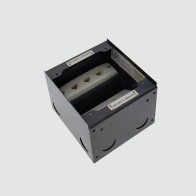 FOBSSBF1STDO3D - FFOB-148BLK Floor Box 1 x Standard  DGPOs + 3 Data Provisions