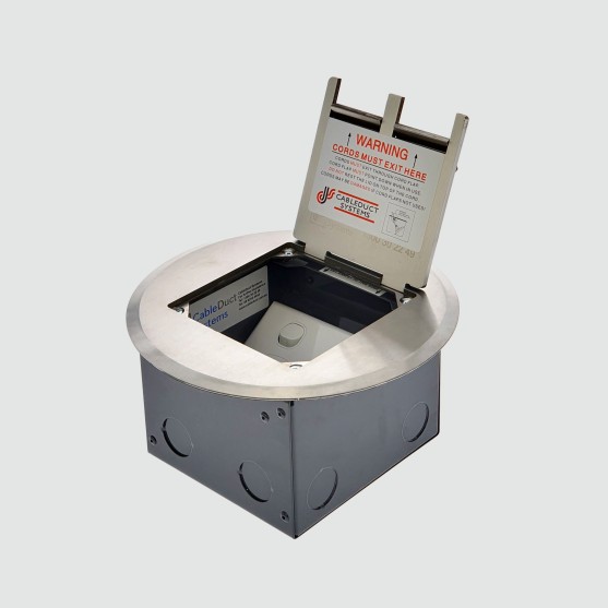 FOBCSSF1STDO3D - FFOB-148R Floor Box 1 x Standard  DGPOs + 3 Data Provisions