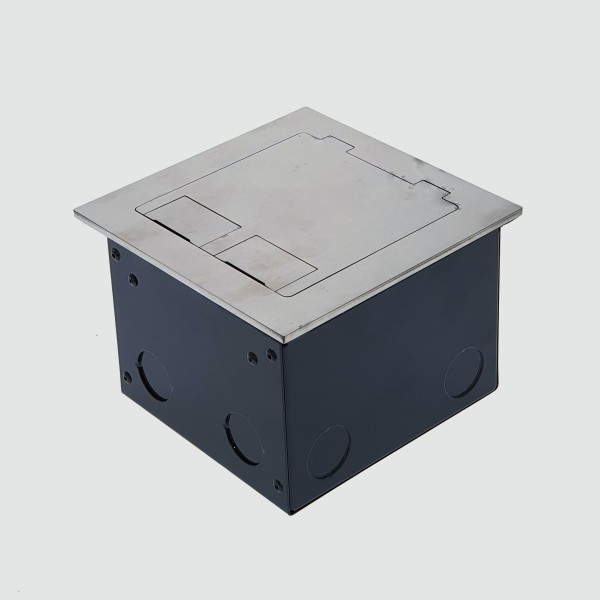 FOBSSF1STDO3D-SE -  FFOB-148F Floor Box 1 x Standard  DGPOs + 3 Data Provisions