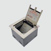 FOBSSF1STDO3D-SE -  FFOB-148F Floor Box 1 x Standard  DGPOs + 3 Data Provisions