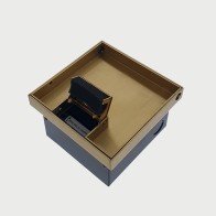 FOBBR19R2PS67 - FFOB-149B-2A Floor Box 2 x 10Amp Round Auto switched GPOs