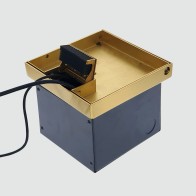 FOBBR19R1STDO - FFOB-149B/2P Floor Box 1 x Standard DGPO GPOs
