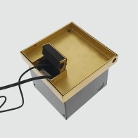 FOBBR19R1STDO - FFOB-149B/2P Floor Box 1 x Standard DGPO GPOs