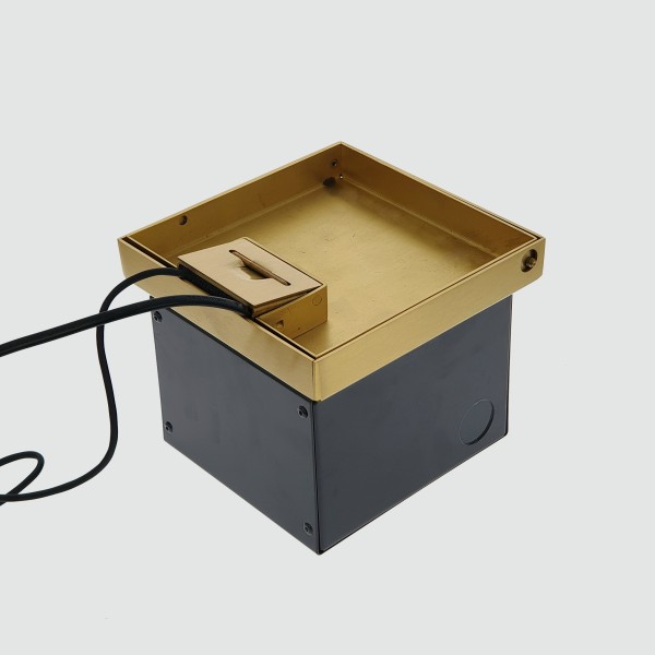 FOBBR19R1STDO - FFOB-149B/2P Floor Box 1 x Standard DGPO GPOs
