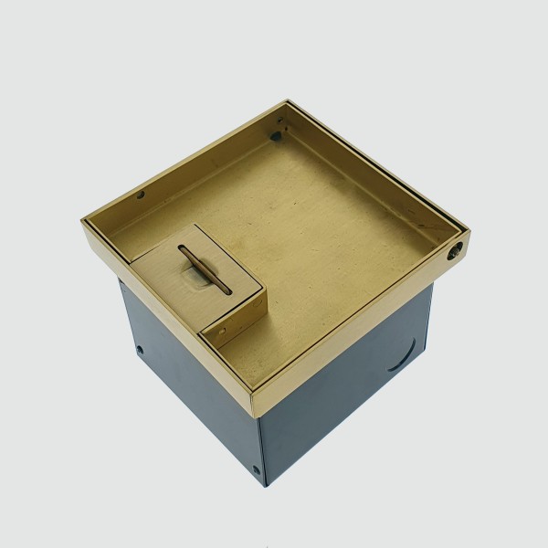 FOBBR19R1STDO - FFOB-149B/2P Floor Box 1 x Standard DGPO GPOs