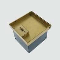 FOBBR19R1STDO - FFOB-149B/2P Floor Box 1 x Standard DGPO GPOs