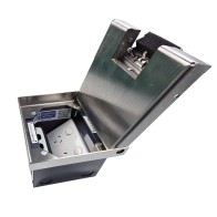 FOBSS19R1STDO3D - FFOB-149/2P3D Floor Box 1 x Standard Double GPO  3 x  Gang Data