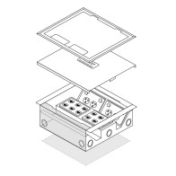FFOB-340S 4 X DGPO Outlet 12 Single Data Outlets