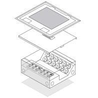FFOB-340 12 X 10amp Auto Switched Outlet 12 X 10amp Auto Switched Outlet 12 Single Data Outlets
