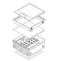 FFOB-538 4 X 10amp DGPO OUTLET 12 X SINGLE DATA