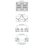 FFOB-538 4 X 10amp DGPO OUTLET 12 X SINGLE DATA