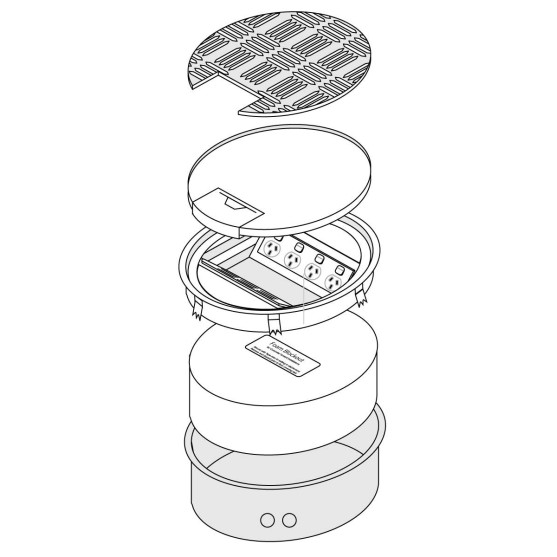 FFOB-560 ROUND CARCASS 1 X QUADGPO 6 X SINGLE DATA