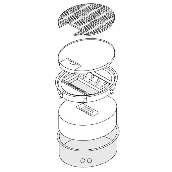 FFOB-560 ROUND CARCASS 1 X QUADGPO 6 X SINGLE DATA