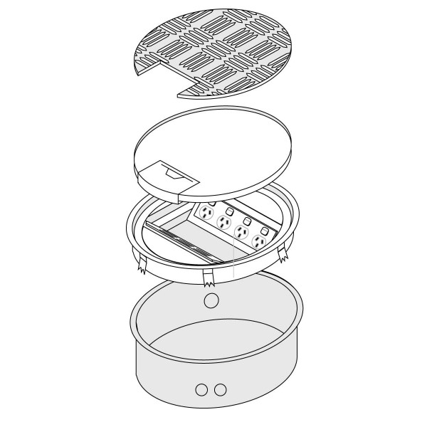 FFOB-560 ROUND CARCASS 1 X QUADGPO 6 X SINGLE DATA