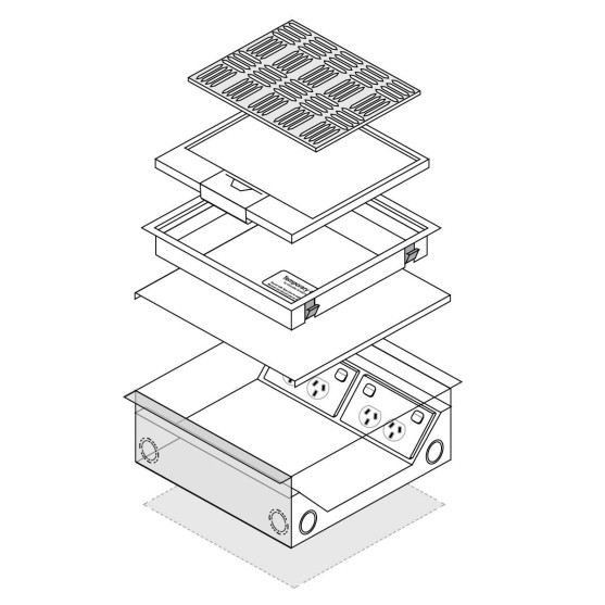 FFOB-568 4 x DGPO POWER OUTLETS
