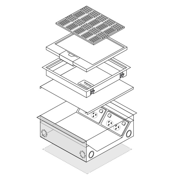 FFOB-568 4 x DGPO POWER OUTLETS