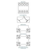 FFOB-570 4 X 10amp AUTO SWITCHED OUTLET 4 x SINGLE DATA