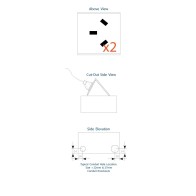 FFOB-122B  2 X 10Amp AUTO SWITCHED GPO OUTLET