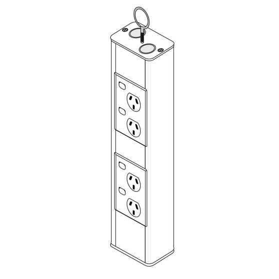 PO8550 Service Pedestal