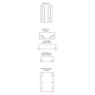 FOBSS19R6STDO - FFOB-430SS Floor Box 6 x STANDARD OUTLETS