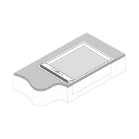 FOBSS19R8P8DS80 - FFOB-430/80-SS Floor Box 8 X Auto Switched Outlets 8 x Data