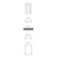 FOBSS19F8P8DS80 - FFOB-430S/80-SS Floor Box 8 X Auto Switched Outlets 8 x Data