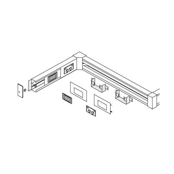 AK100/35 & AKS100 Skirting Duct